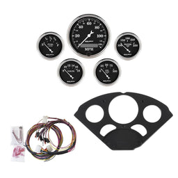 AutoMeter AutoMeter Old Tyme Black Series Instrument Clusters 7055-OTB Autofit