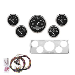 AutoMeter AutoMeter Old Tyme Black Series Instrument Clusters 7057-OTB Autofit