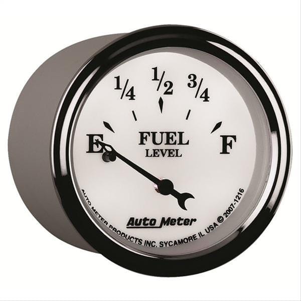 AutoMeter AutoMeter Old Tyme White II Analog Gauges 1216 Autofit