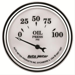 AutoMeter AutoMeter Old Tyme White II Analog Gauges 1227 Autofit