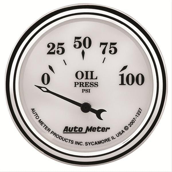 AutoMeter AutoMeter Old Tyme White II Analog Gauges 1227 Autofit