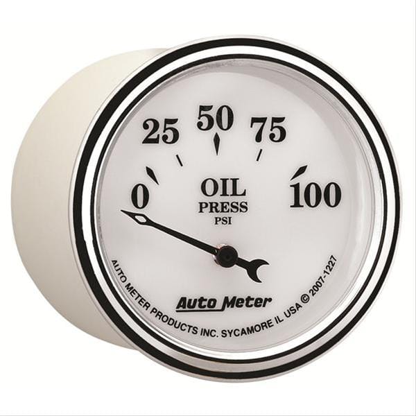 AutoMeter AutoMeter Old Tyme White II Analog Gauges 1227 Autofit