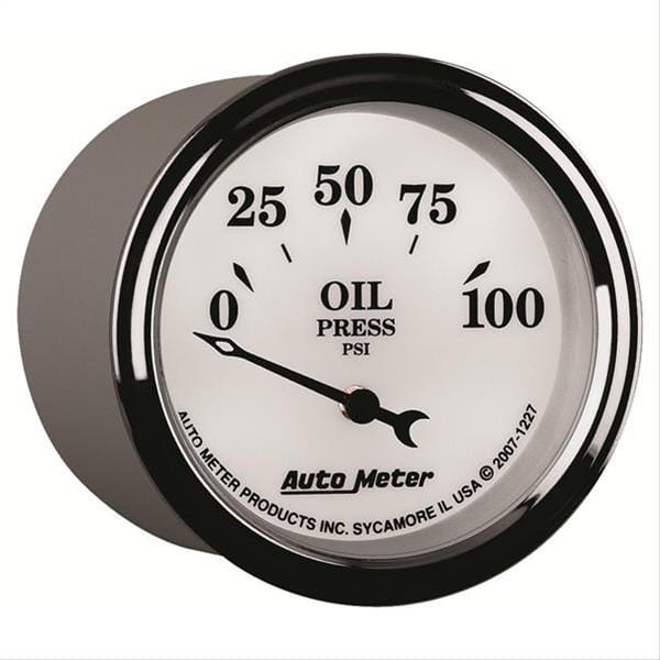 AutoMeter AutoMeter Old Tyme White II Analog Gauges 1227 Autofit