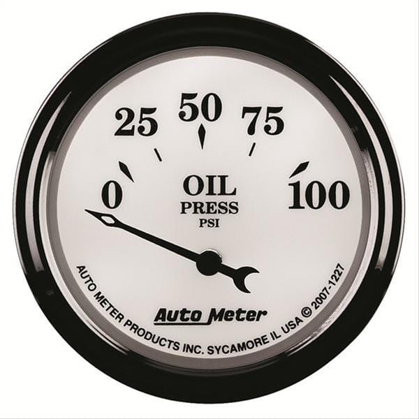 AutoMeter AutoMeter Old Tyme White II Analog Gauges 1227 Autofit