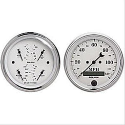AutoMeter AutoMeter Old Tyme White Series Analog Gauge Kits 1600 Autofit