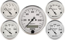 AutoMeter AutoMeter Old Tyme White Series Analog Gauge Kits 1602-M Autofit