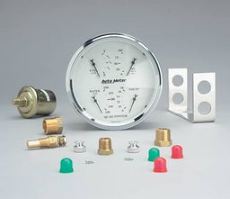 AutoMeter AutoMeter Old Tyme White Series Analog Gauge Kits 1610 Autofit