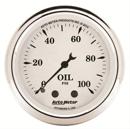 AutoMeter AutoMeter Old Tyme White Series Analog Gauges 1621 Autofit