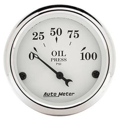AutoMeter AutoMeter Old Tyme White Series Analog Gauges 1628 Autofit