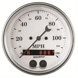 AutoMeter AutoMeter Old Tyme White Series GPS Enabled Speedometers 1649 Autofit