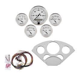 AutoMeter AutoMeter Old Tyme White Series Instrument Clusters 7033-OTW Autofit