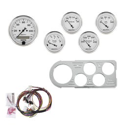 AutoMeter AutoMeter Old Tyme White Series Instrument Clusters 7046-OTW Autofit