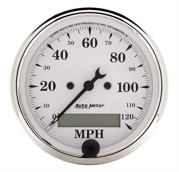 AutoMeter AutoMeter Old Tyme White Series Speedometers 1688-M Autofit