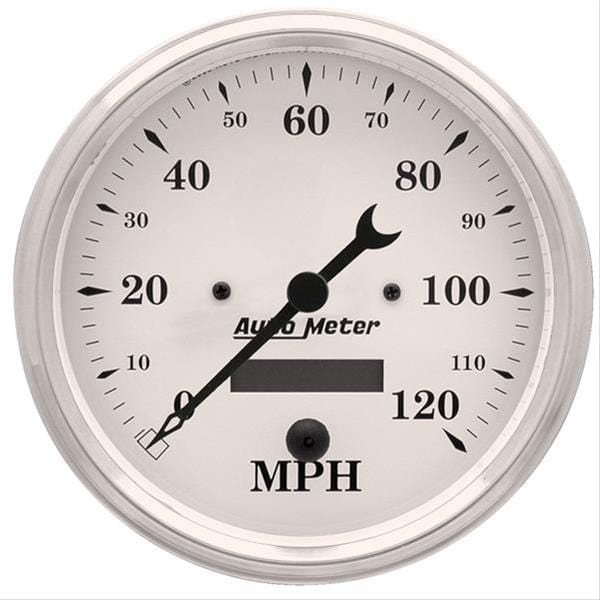 AutoMeter AutoMeter Old Tyme White Series Speedometers 1689 Autofit