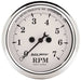 AutoMeter AutoMeter Old Tyme White Series Tachometers 1694 Autofit