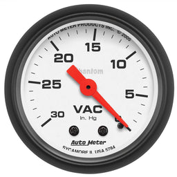 AutoMeter AutoMeter Phantom Analog Gauges 5784 Autofit