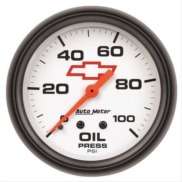 AutoMeter AutoMeter Phantom Chevy Bowtie Analog Gauges 5821-00406 Autofit