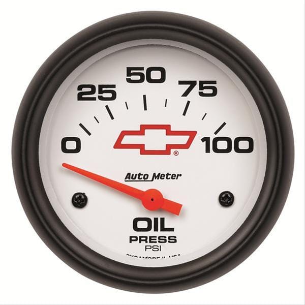 AutoMeter AutoMeter Phantom Chevy Bowtie Analog Gauges 5827-00406 Autofit