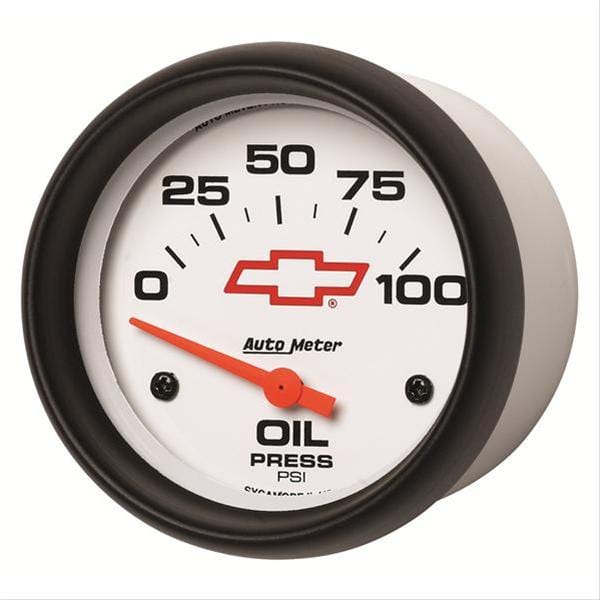 AutoMeter AutoMeter Phantom Chevy Bowtie Analog Gauges 5827-00406 Autofit
