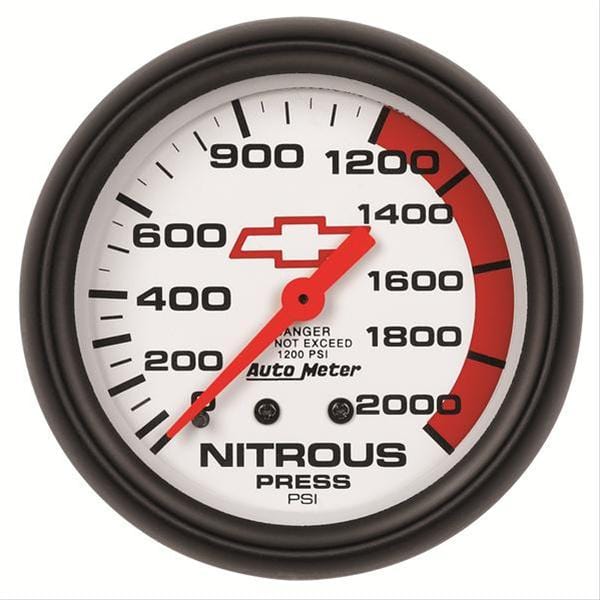 AutoMeter AutoMeter Phantom Chevy Bowtie Analog Gauges 5828-00406 Autofit