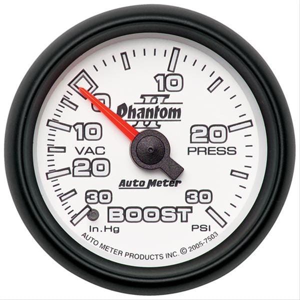 AutoMeter AutoMeter Phantom II Analog Gauges 7503 Autofit