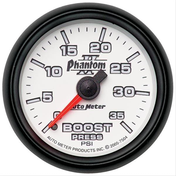 AutoMeter AutoMeter Phantom II Analog Gauges 7504 Autofit