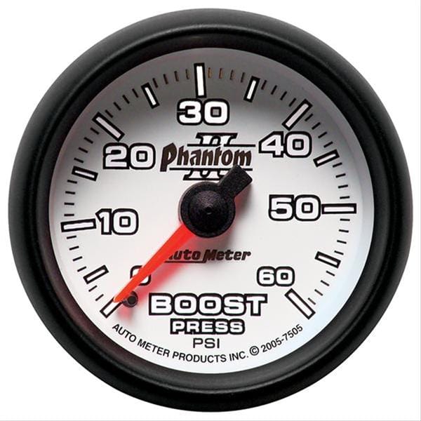 AutoMeter AutoMeter Phantom II Analog Gauges 7505 Autofit