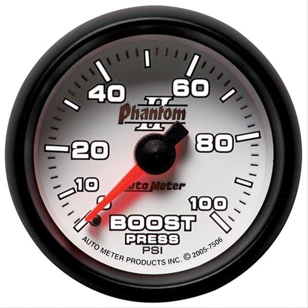 AutoMeter AutoMeter Phantom II Analog Gauges 7506 Autofit