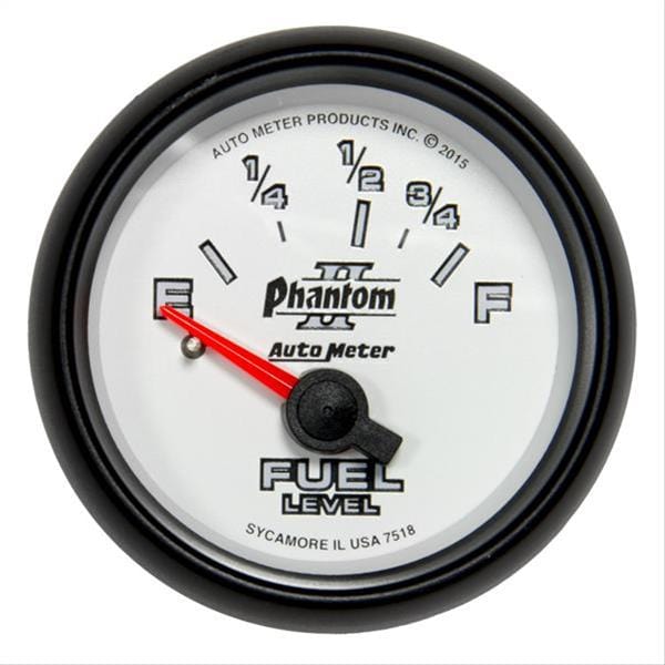 AutoMeter AutoMeter Phantom II Analog Gauges 7518 Autofit