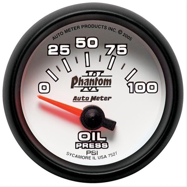 AutoMeter AutoMeter Phantom II Analog Gauges 7527 Autofit