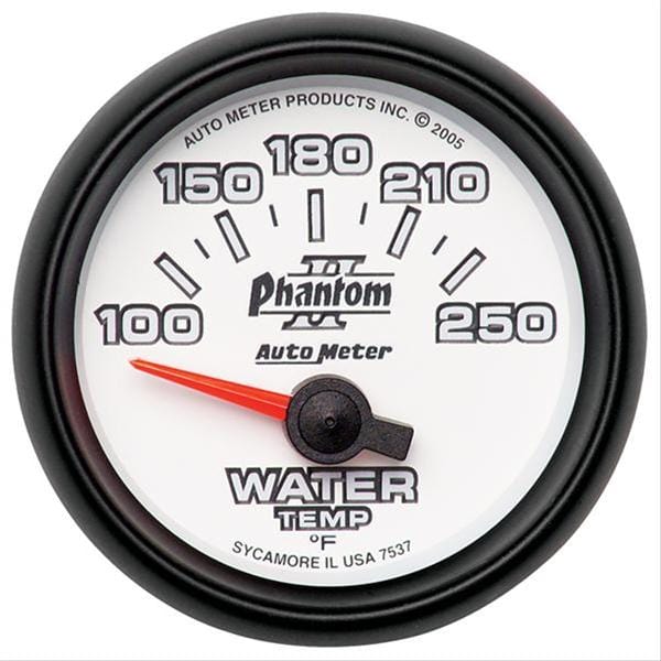 AutoMeter AutoMeter Phantom II Analog Gauges 7537 Autofit