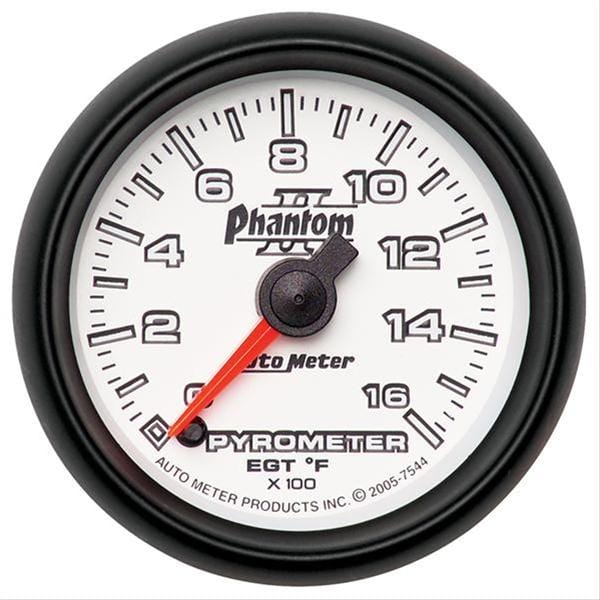AutoMeter AutoMeter Phantom II Analog Gauges 7544 Autofit