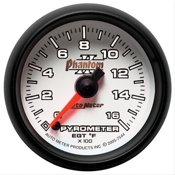 AutoMeter AutoMeter Phantom II Analog Gauges 7544 Autofit