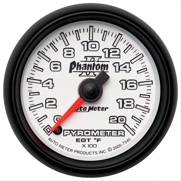 AutoMeter AutoMeter Phantom II Analog Gauges 7545 Autofit