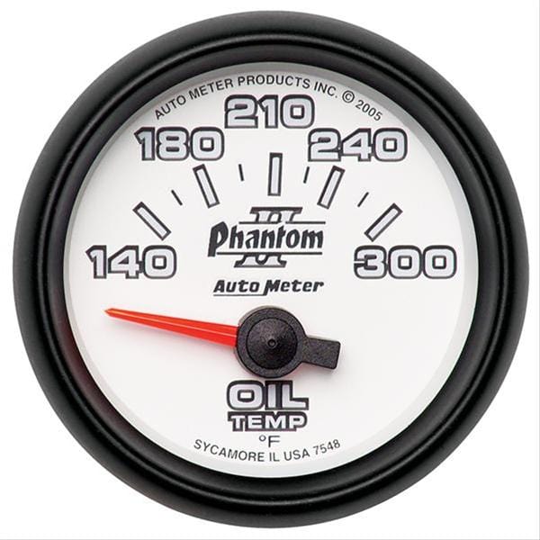 AutoMeter AutoMeter Phantom II Analog Gauges 7548 Autofit