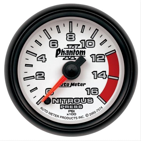 AutoMeter AutoMeter Phantom II Analog Gauges 7574 Autofit
