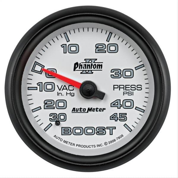 AutoMeter AutoMeter Phantom II Analog Gauges 7808 Autofit