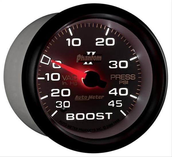 AutoMeter AutoMeter Phantom II Analog Gauges 7808 Autofit