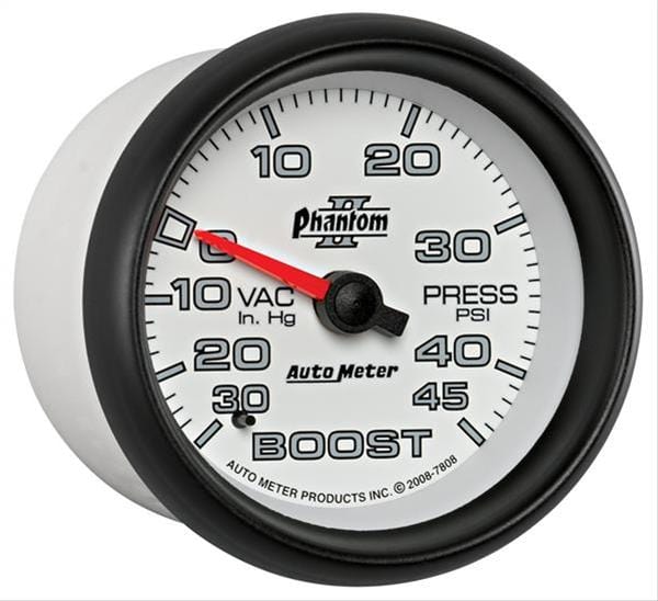 AutoMeter AutoMeter Phantom II Analog Gauges 7808 Autofit
