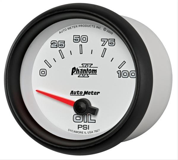 AutoMeter AutoMeter Phantom II Analog Gauges 7827 Autofit
