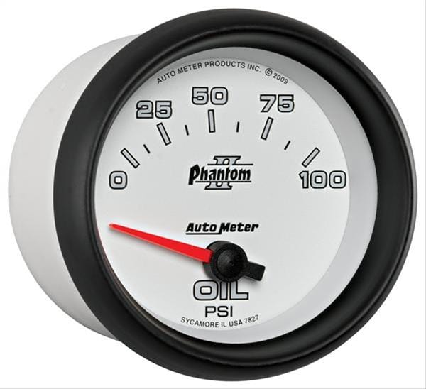AutoMeter AutoMeter Phantom II Analog Gauges 7827 Autofit