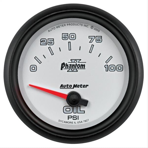 AutoMeter AutoMeter Phantom II Analog Gauges 7827 Autofit