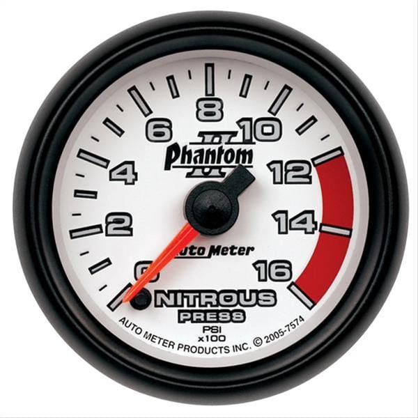 AutoMeter AutoMeter Phantom II Analog Gauges 7874 Autofit