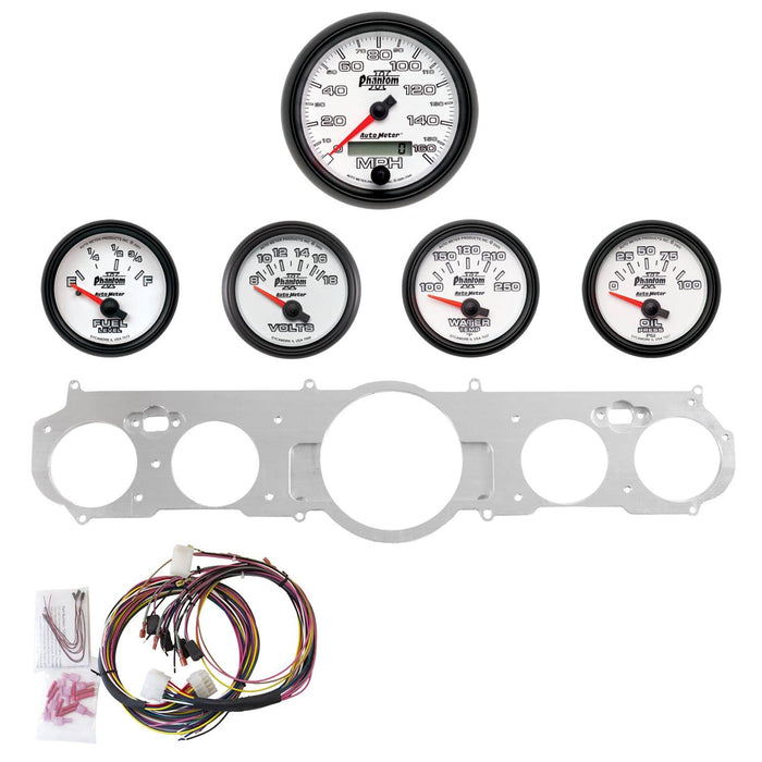 AutoMeter AutoMeter Phantom II Instrument Clusters 7035-10 Autofit