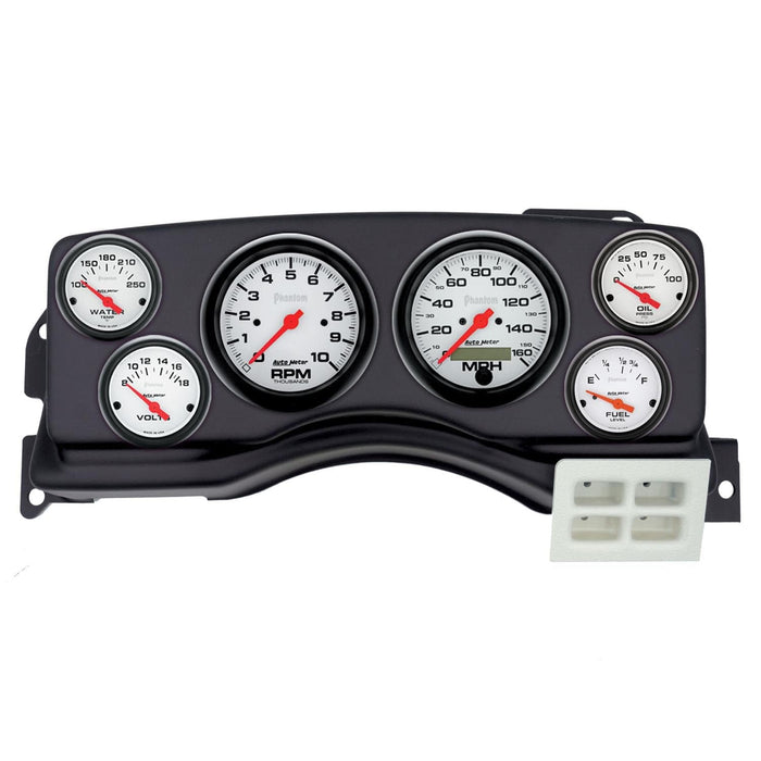 AutoMeter AutoMeter Phantom Instrument Clusters 2924-09 Autofit
