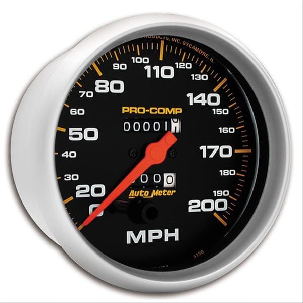 AutoMeter AutoMeter Pro-Comp Series Speedometers 5156 Autofit