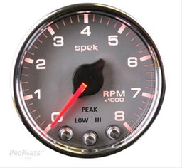 AutoMeter AutoMeter Spek-Pro Tachometer Gauges P334218 Autofit