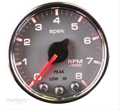 AutoMeter AutoMeter Spek-Pro Tachometer Gauges P334218 Autofit