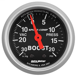AutoMeter AutoMeter Sport-Comp Analog Gauges 3301 Autofit