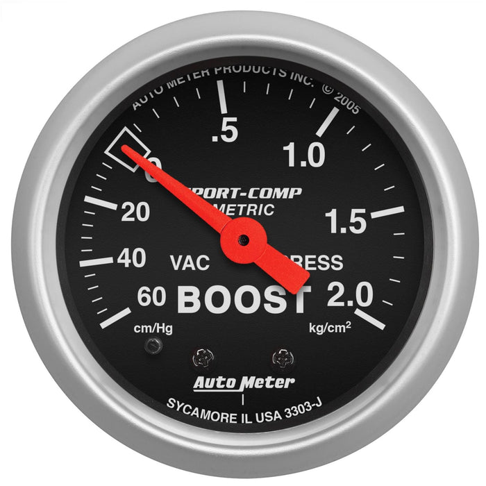 AutoMeter AutoMeter Sport-Comp Analog Gauges 3303-J Autofit